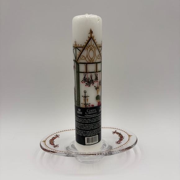 Vintage 1999 Royal Copenhagen Holmegaard Christmas Advent Candle Glass Holder - Picture 3 of 15